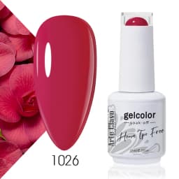 Arte Clavo Rose Red Color Series 15ml Gel Nail Polish Hot Sale Long Lasting Soak Off Varnish Hybrid Nail Art Top Bsae Maincure