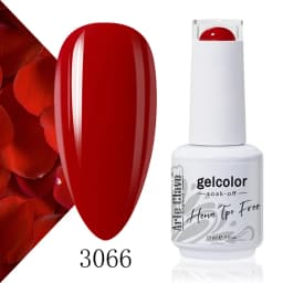 Arte Clavo Rose Red Color Series 15ml Gel Nail Polish Hot Sale Long Lasting Soak Off Varnish Hybrid Nail Art Top Bsae Maincure