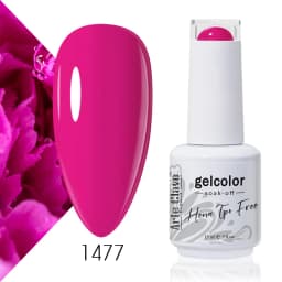 Arte Clavo Rose Red Color Series 15ml Gel Nail Polish Hot Sale Long Lasting Soak Off Varnish Hybrid Nail Art Top Bsae Maincure