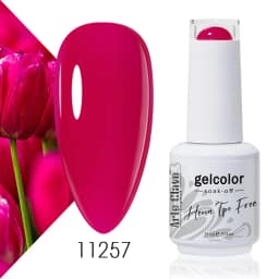 Arte Clavo Rose Red Color Series 15ml Gel Nail Polish Hot Sale Long Lasting Soak Off Varnish Hybrid Nail Art Top Bsae Maincure
