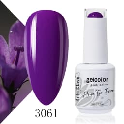 Arte Clavo Rose Red Color Series 15ml Gel Nail Polish Hot Sale Long Lasting Soak Off Varnish Hybrid Nail Art Top Bsae Maincure