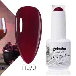 Arte Clavo Rose Red Color Series 15ml Gel Nail Polish Hot Sale Long Lasting Soak Off Varnish Hybrid Nail Art Top Bsae Maincure