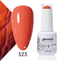 Arte Clavo Rose Red Color Series 15ml Gel Nail Polish Hot Sale Long Lasting Soak Off Varnish Hybrid Nail Art Top Bsae Maincure