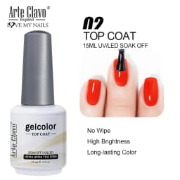 Arte Clavo Rose Red Color Series 15ml Gel Nail Polish Hot Sale Long Lasting Soak Off Varnish Hybrid Nail Art Top Bsae Maincure