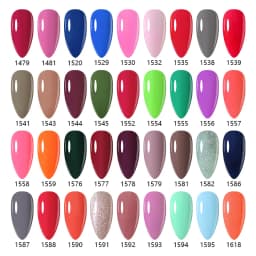 Arte Clavo Rose Red Color Series 15ml Gel Nail Polish Hot Sale Long Lasting Soak Off Varnish Hybrid Nail Art Top Bsae Maincure