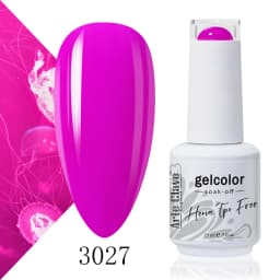 Arte Clavo Rose Red Color Series 15ml Gel Nail Polish Hot Sale Long Lasting Soak Off Varnish Hybrid Nail Art Top Bsae Maincure