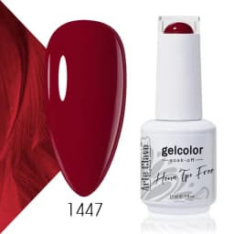 Arte Clavo Rose Red Color Series 15ml Gel Nail Polish Hot Sale Long Lasting Soak Off Varnish Hybrid Nail Art Top Bsae Maincure