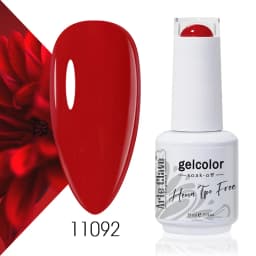 Arte Clavo Rose Red Color Series 15ml Gel Nail Polish Hot Sale Long Lasting Soak Off Varnish Hybrid Nail Art Top Bsae Maincure