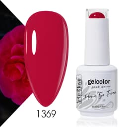Arte Clavo Rose Red Color Series 15ml Gel Nail Polish Hot Sale Long Lasting Soak Off Varnish Hybrid Nail Art Top Bsae Maincure