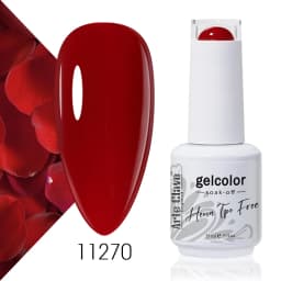 Arte Clavo Rose Red Color Series 15ml Gel Nail Polish Hot Sale Long Lasting Soak Off Varnish Hybrid Nail Art Top Bsae Maincure