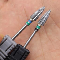 1Pcs 5MM Mini 5in1 Nail Drill Bits,3/32" Tungsten Carbide Cuticle Drill Bits,Two Way Rotate For Nail Bed File Dead Skin Nail Pre