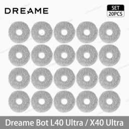Dreame L40 Ultra / X40 Ultra Vacuum Cleaner Replacement Accessories Main Side Brush HEPA Filter Mop Cloths Dust Bag Spare Parts