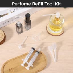 5ml perfume replenishment tool set, 8-piece plastic transparent perfume dispenser transfer tool set, perfume funnel cosmetic dis