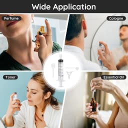 5ml perfume replenishment tool set, 8-piece plastic transparent perfume dispenser transfer tool set, perfume funnel cosmetic dis