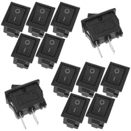 5/20/100Pcs KCD1 15*21mm 2Pin ON-OFF Boat-shape Switch 10*15mm Snap-in Rocker Switch KCD Switches