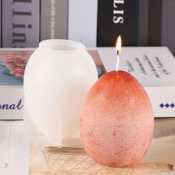 3D Dragon Egg Silicone Resin Mold DIY Dragon Animal Candle Craft Ornaments Casting Resin Epoxy Mould Home Decor