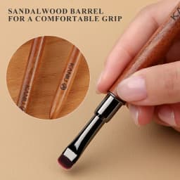 1pc Wood Gel Painting Brush Nail Construct Acrylic Brush for Manicure DIY Builder Tool Brush Pen Professional Gel False Tip Pen
