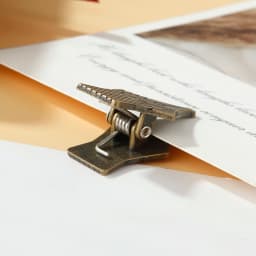 2PCS Metal Nib Binder Clips Bill Binder Clip Foldback Notes Letter File Paper Clip Binding Securing Clip Stationery