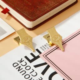 2PCS Metal Nib Binder Clips Bill Binder Clip Foldback Notes Letter File Paper Clip Binding Securing Clip Stationery
