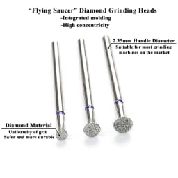 3pcs/set Diamond Nail Drill Bit Cuticle Clean Manicure Drill Bits Gel Overflow Removal Rotary Burrs Bits Manicure Pedicure Tools