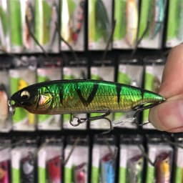 LURETV Japanese Chili Karashi Slow Sink Pull Stop Pencil Sea Bass Lurie 6/7.5 cm 5/10 g 8035