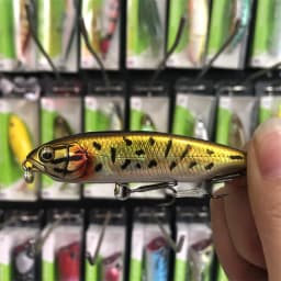 LURETV Japanese Chili Karashi Slow Sink Pull Stop Pencil Sea Bass Lurie 6/7.5 cm 5/10 g 8035