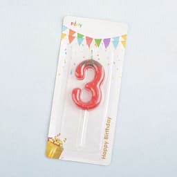 1pc Strawberry Birthday Cake Candle, 0-9 Number Perfect for Anniversary, Birthday & Party Decorations, Celebration Candle