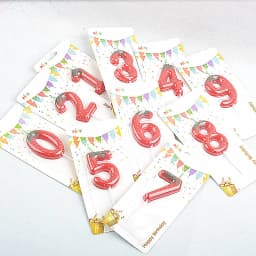 1pc Strawberry Birthday Cake Candle, 0-9 Number Perfect for Anniversary, Birthday & Party Decorations, Celebration Candle