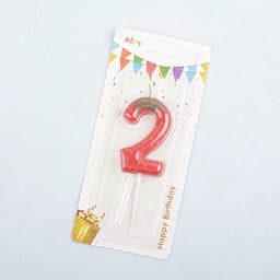 1pc Strawberry Birthday Cake Candle, 0-9 Number Perfect for Anniversary, Birthday & Party Decorations, Celebration Candle
