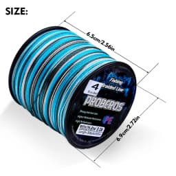 PROBEROS 300M 4 Strands Braided Multifilament Fishing Line Durable Long Casting Bass Carp Freshwater Saltwater Fishing Wholesale