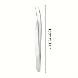 Stainless Steel Precision Eyelash Tweezers,Specialized Tweezers For Eyelash Extension, Tweezers For Removing Acne And Blackheads