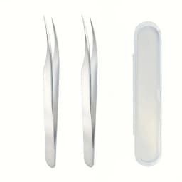Stainless Steel Precision Eyelash Tweezers,Specialized Tweezers For Eyelash Extension, Tweezers For Removing Acne And Blackheads