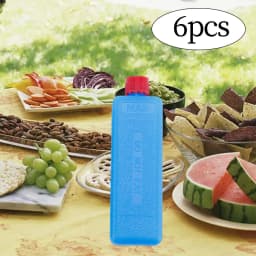 6-12PCS Ice Blocks Reusable Rectangular Ice Pack Freezer Packs for Outdoor Camping, Picnics, Barbecues, Travel Cooling Ice Pack