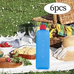 6-12PCS Ice Blocks Reusable Rectangular Ice Pack Freezer Packs for Outdoor Camping, Picnics, Barbecues, Travel Cooling Ice Pack