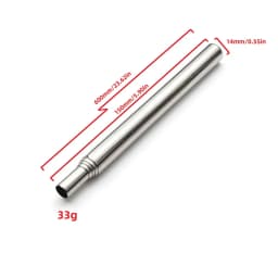 Stainless Steel Blowpipe Pocket Bellow Collapsible Air Blow Stick Campfire Fire Tool Outdoor Bushcraft Camping Hiking Cooking