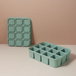 12 Grid Food-Grade Silicone Baby Food Freezer Tray - Easy Pop Out Ice Cube Mold for Infant Puree & Snacks
