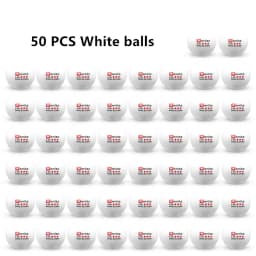 3-Star 50/100 PCS Table Tennis Ball National Standard ABS 40+ High Elasticity Quality Ping-Pong Balls Training Balls