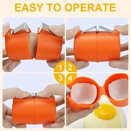 1/3pcs-Egg Shell Opener Press Egg Shell Separator Portable Egg Opener Handheld Egg Shell Household Kitchen Baking Tools