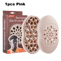 1pcs Professional Curly African Hair Twist Brush Magic Coil Wave Wave Reusable Dreadlock Afro Hairbrush Curler Hair Styling Tool