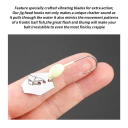 5pcs/pkt Jig head hook with spinner 4.5G lure hook DIY soft lure hook Spinner For Soft Worm Wobbler Lure Fishing tackle