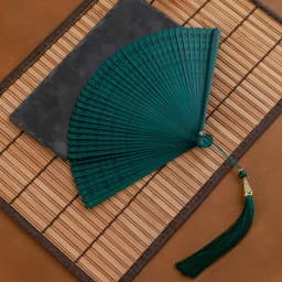 Chinese Style Japanese Classical Folding Fan Black Portable Women's Folding Fan Exquisite Ancient Style Bamboo Fan