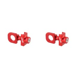 Single Speed Bike Chain Tensioner Bolt Screw Cycling Chain Adjuster Aluminum Alloy Tensioners Fixed Fastener Bicycle Accessories