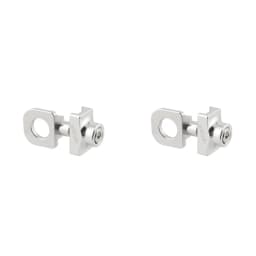 Single Speed Bike Chain Tensioner Bolt Screw Cycling Chain Adjuster Aluminum Alloy Tensioners Fixed Fastener Bicycle Accessories
