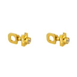 Single Speed Bike Chain Tensioner Bolt Screw Cycling Chain Adjuster Aluminum Alloy Tensioners Fixed Fastener Bicycle Accessories
