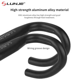 Ultralight Road Bicycle Handlebar 25.4 31.8 Outer Drop Bar Aluminum Alloy 380/400/420mm Bike Handlebar