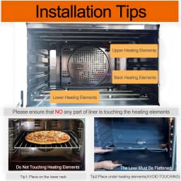 Oven Bottom Liners Non Stick Barbecue Grill Mats Reusable Kitchen Toaster Liner Air Fryer Cooking Heat Resistant Baking Paper