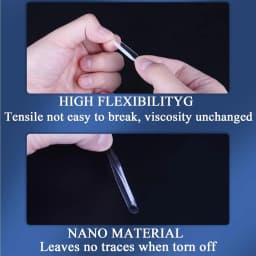 1 to 20 Sheets Nail Tip Glue Stickers for Nail Display Tips, 100pcs/Sheet Double Sided Adhesive Tabs for Practice Nail Stand