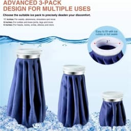 Hot Water Bag For Pain Relief Cold Water For Fever Reusable Ice Bag Pack for Arm Calf Knee Ankle Shoulder Neck Sprained