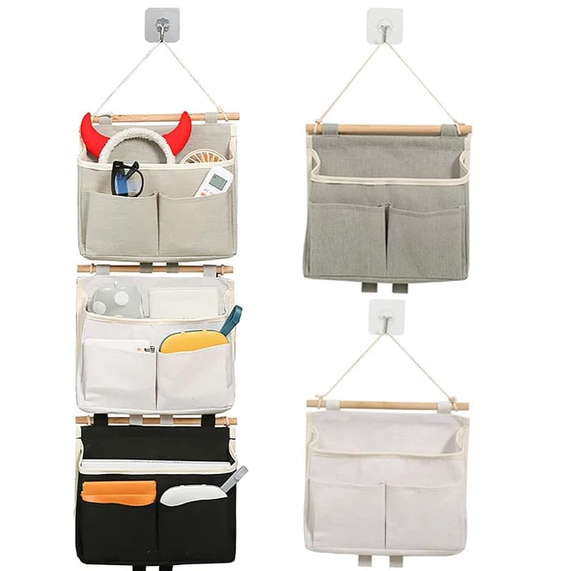 Wall Hanging Storage Caddy Bag,Over Door Hanging Storage Bags Wall Mount Hangable Organizer,File Magazine Waterproof Linen Room