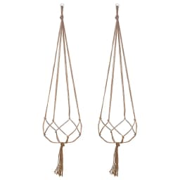 Hanging Plant Pot Hanging Basket Vases with Hook Creative Macrame Suspension Plant Planters for Hanging Flower Pot Net